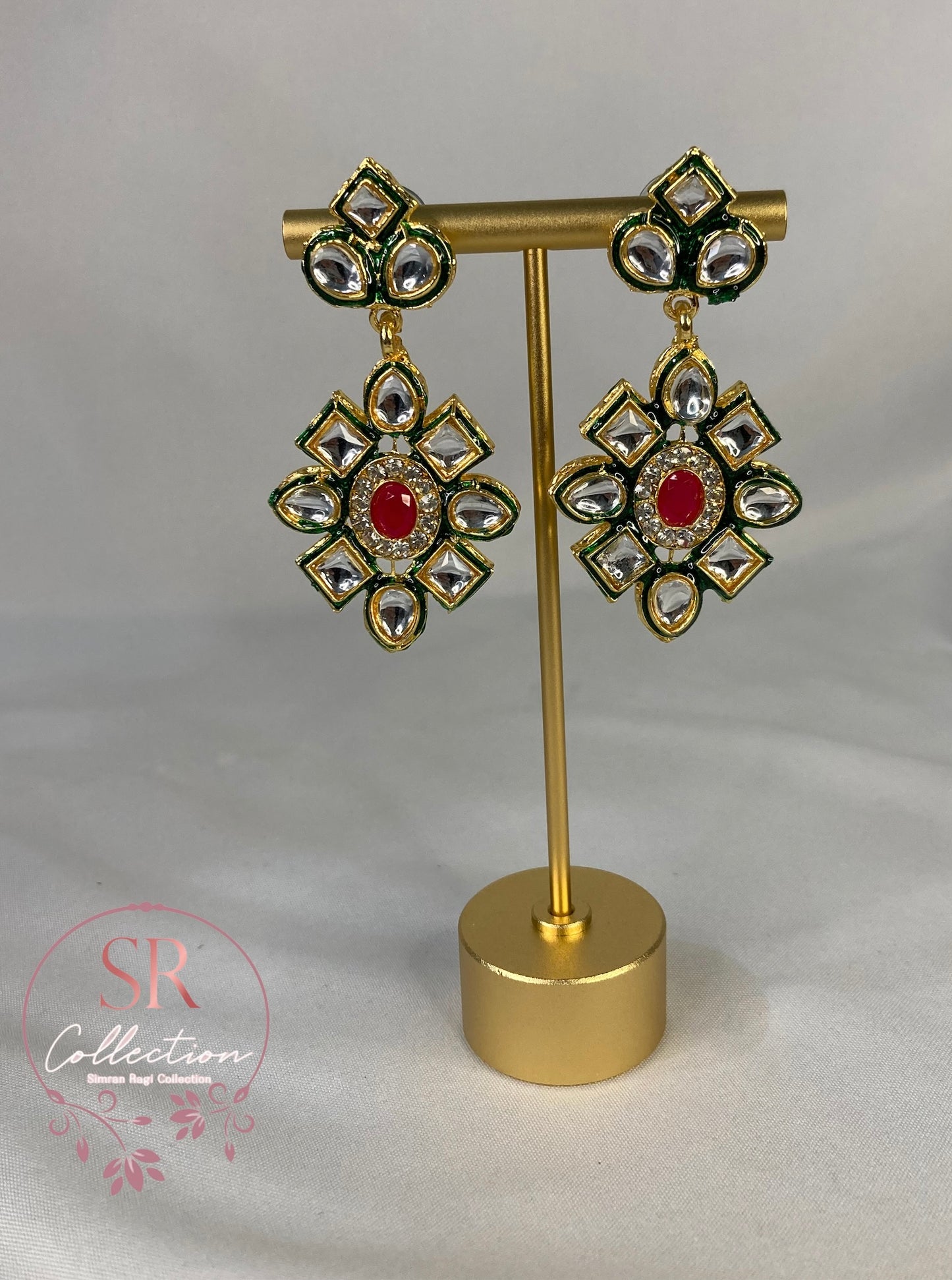 Neetu Long Mala Necklace (ST127) Emerald