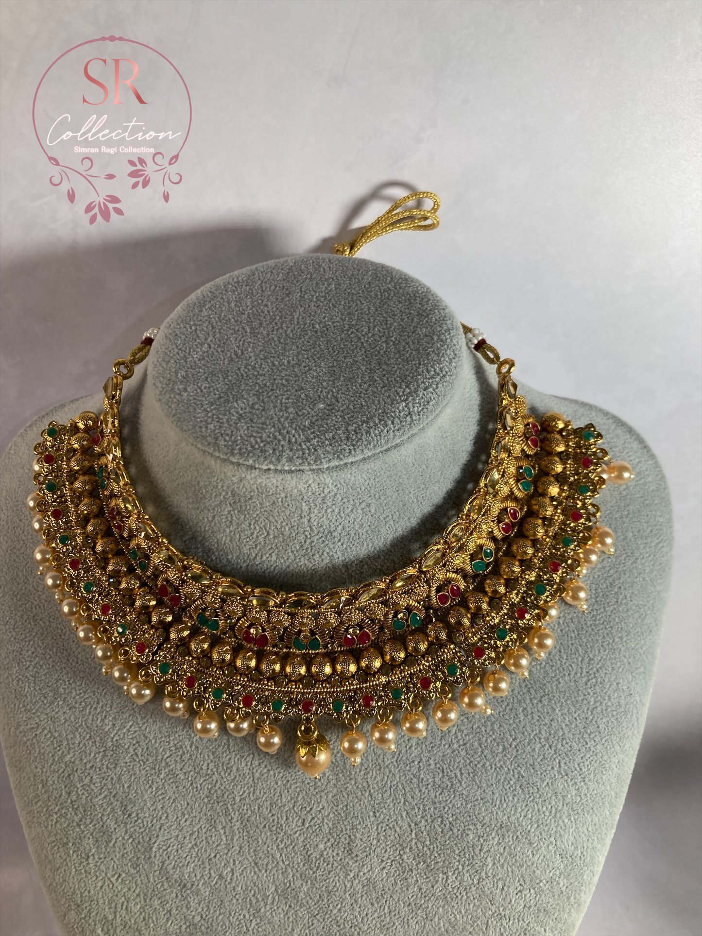Esha Gold Plated and Kundan Set (ST159)