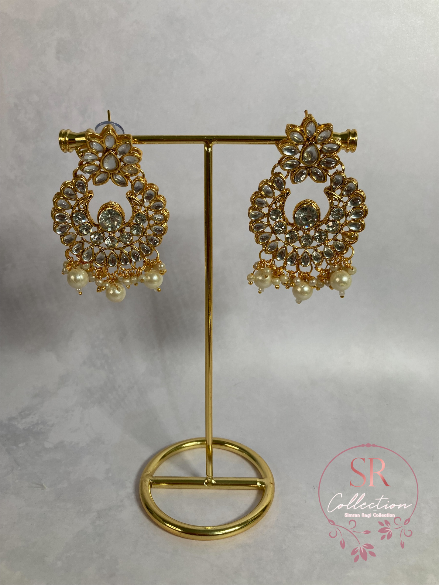 Amrita Gold Plated Kundan and Crystal Set (ST218)