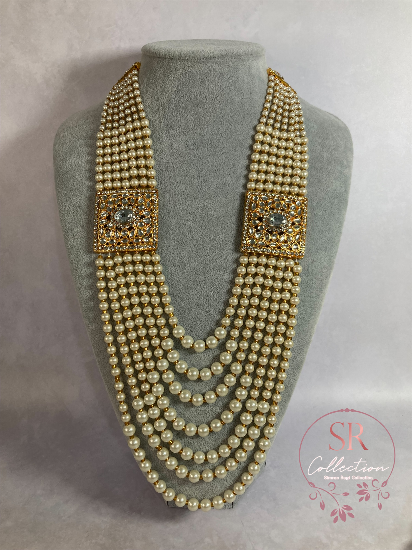 Amrita Gold Plated Kundan and Crystal Set (ST218)