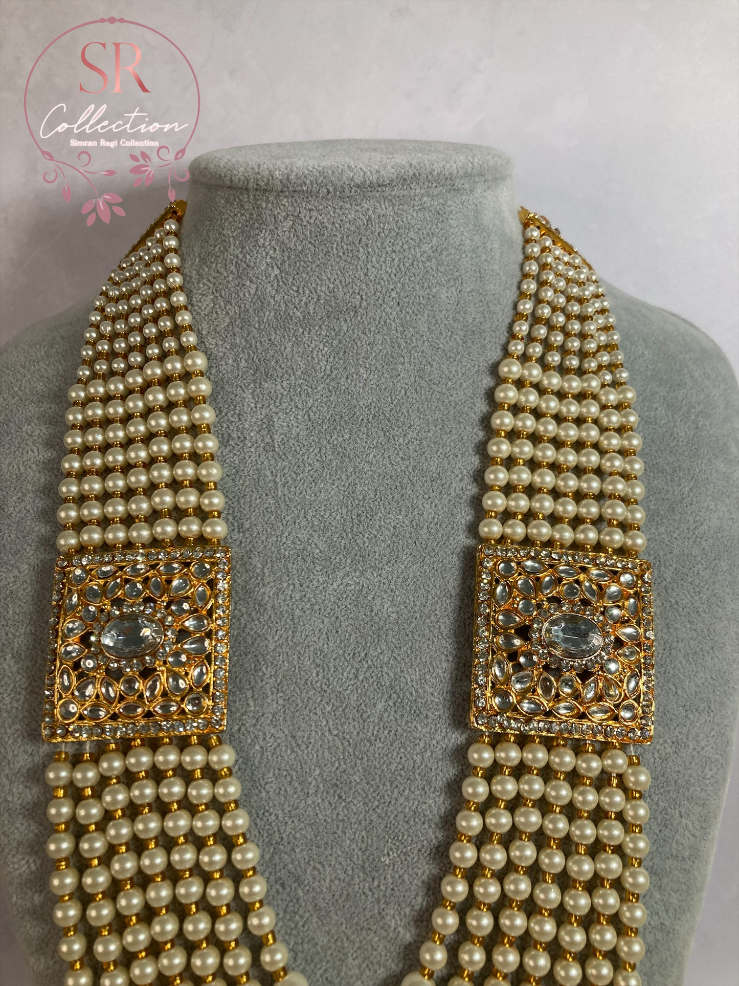 Amrita Gold Plated Kundan and Crystal Set (ST218)