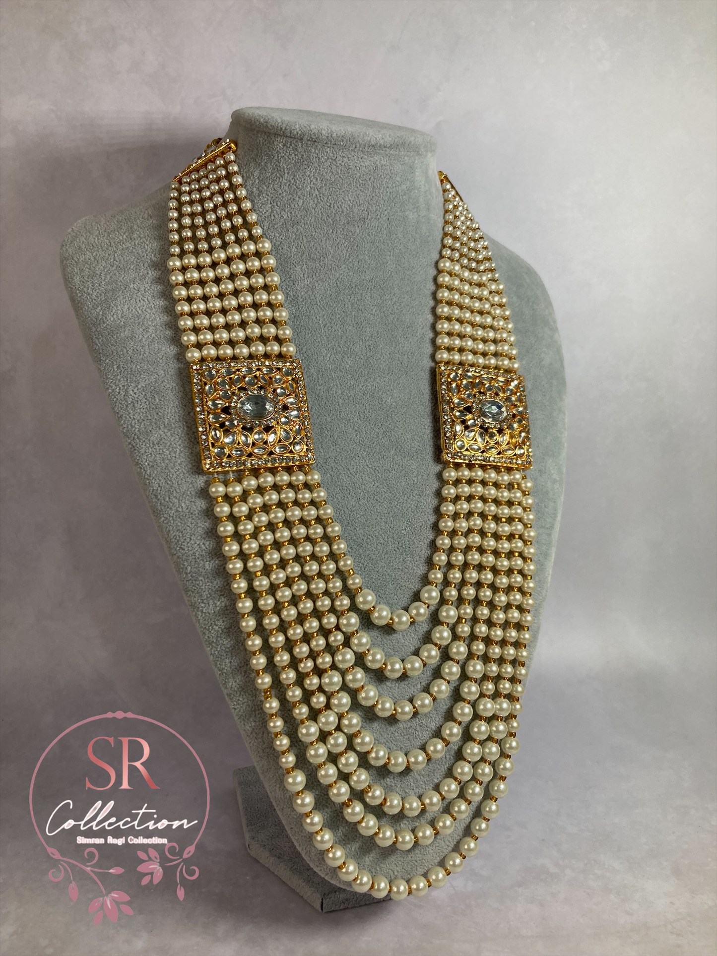 Amrita Gold Plated Kundan and Crystal Set (ST218)