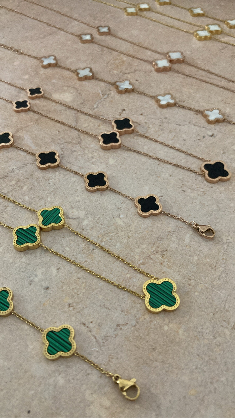 White Clover Necklace