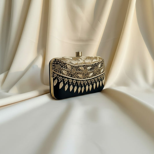 Ophelia Rectangular Green Clutch (ST1170)