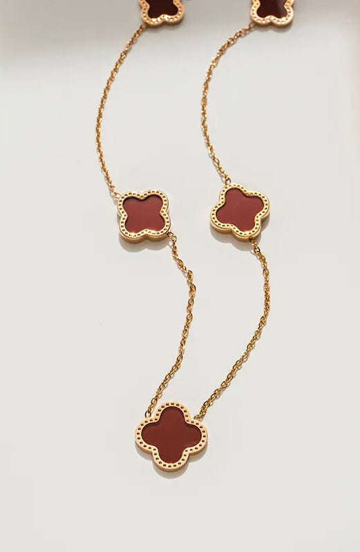 Red Clover Necklace