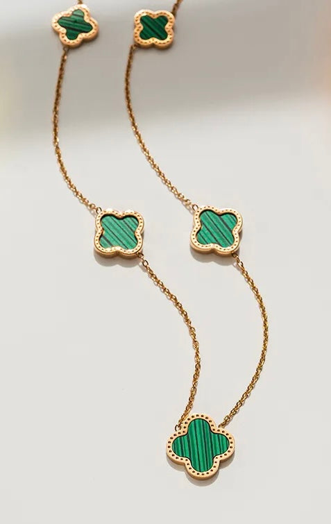 4 clover leaf necklace