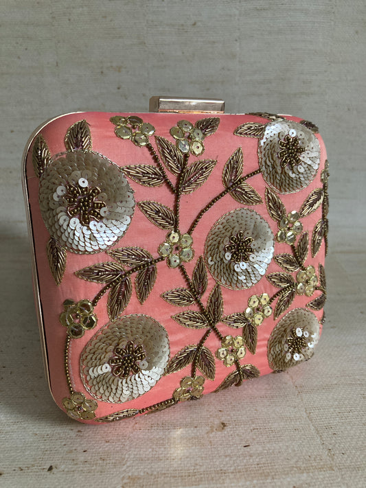 Sale Amanat Square Clutch (ST842) (Pink)