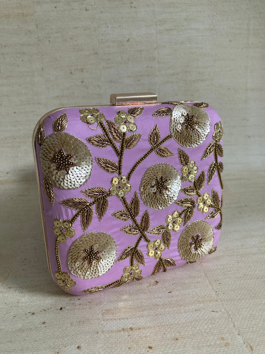 Sale Amanat Square Clutch (ST842) (Purple)