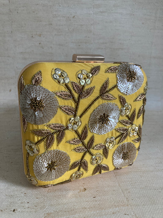 Sale Amanat Square Clutch (ST842) (Yellow)