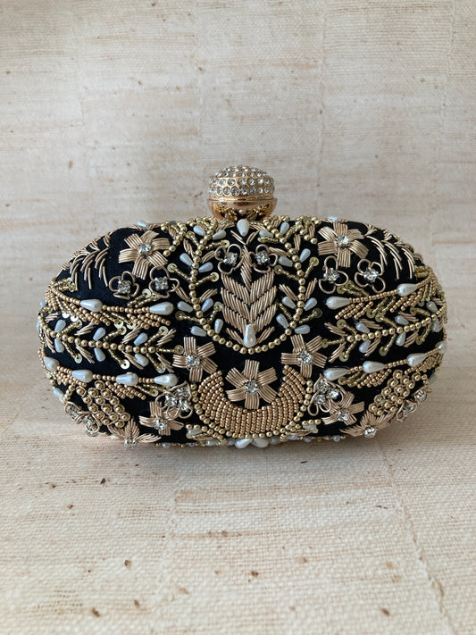 Ambrose (Oval Clutch)(Black) (ST266)