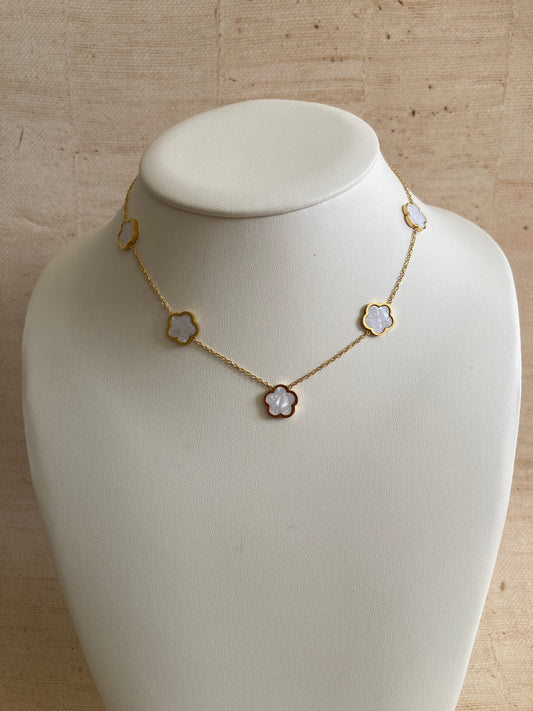 Plated Clover Necklace