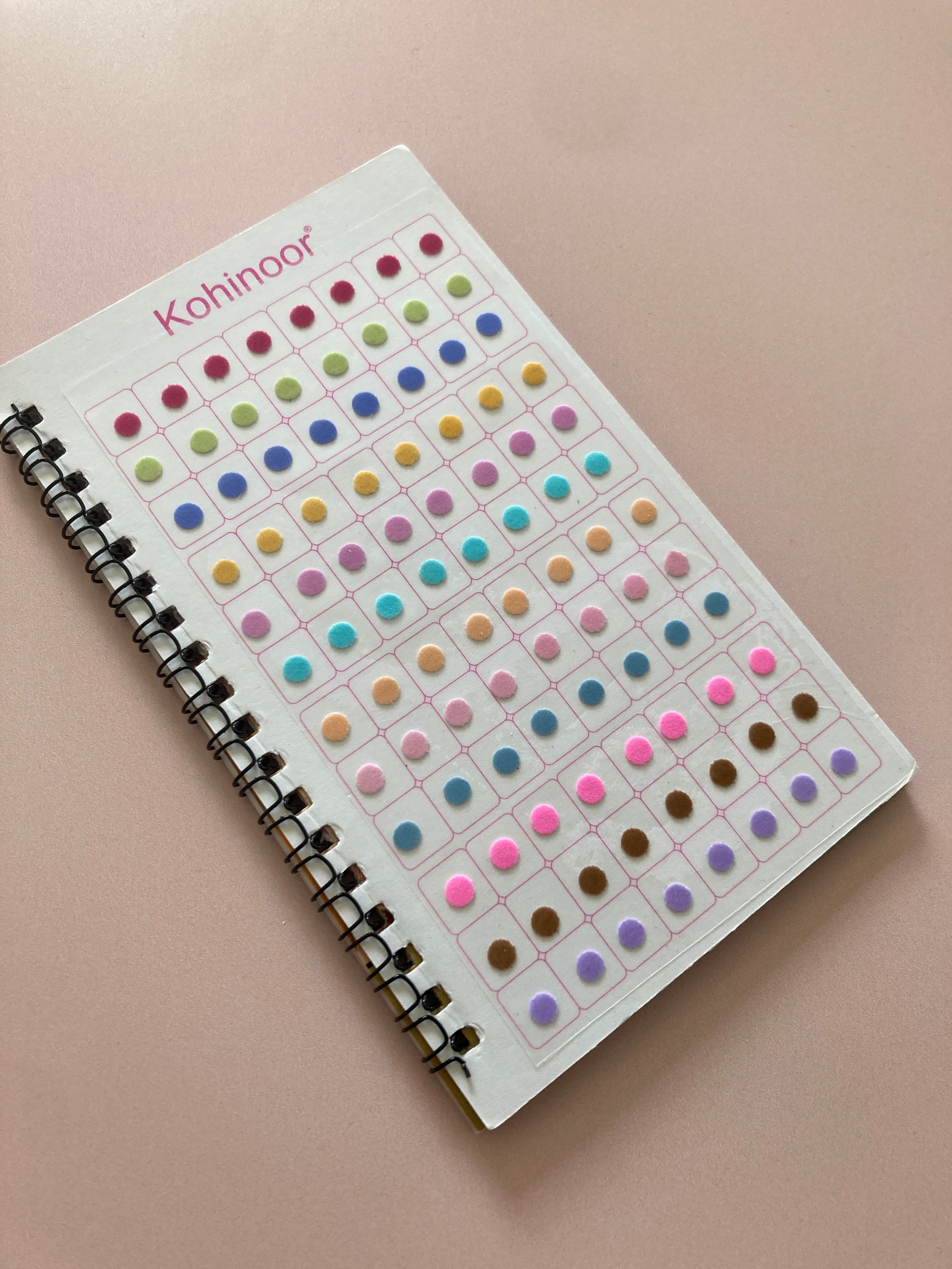 Pastel Round 576 Round Bindi Booklet (ST1069) – Simran Ragi Collection