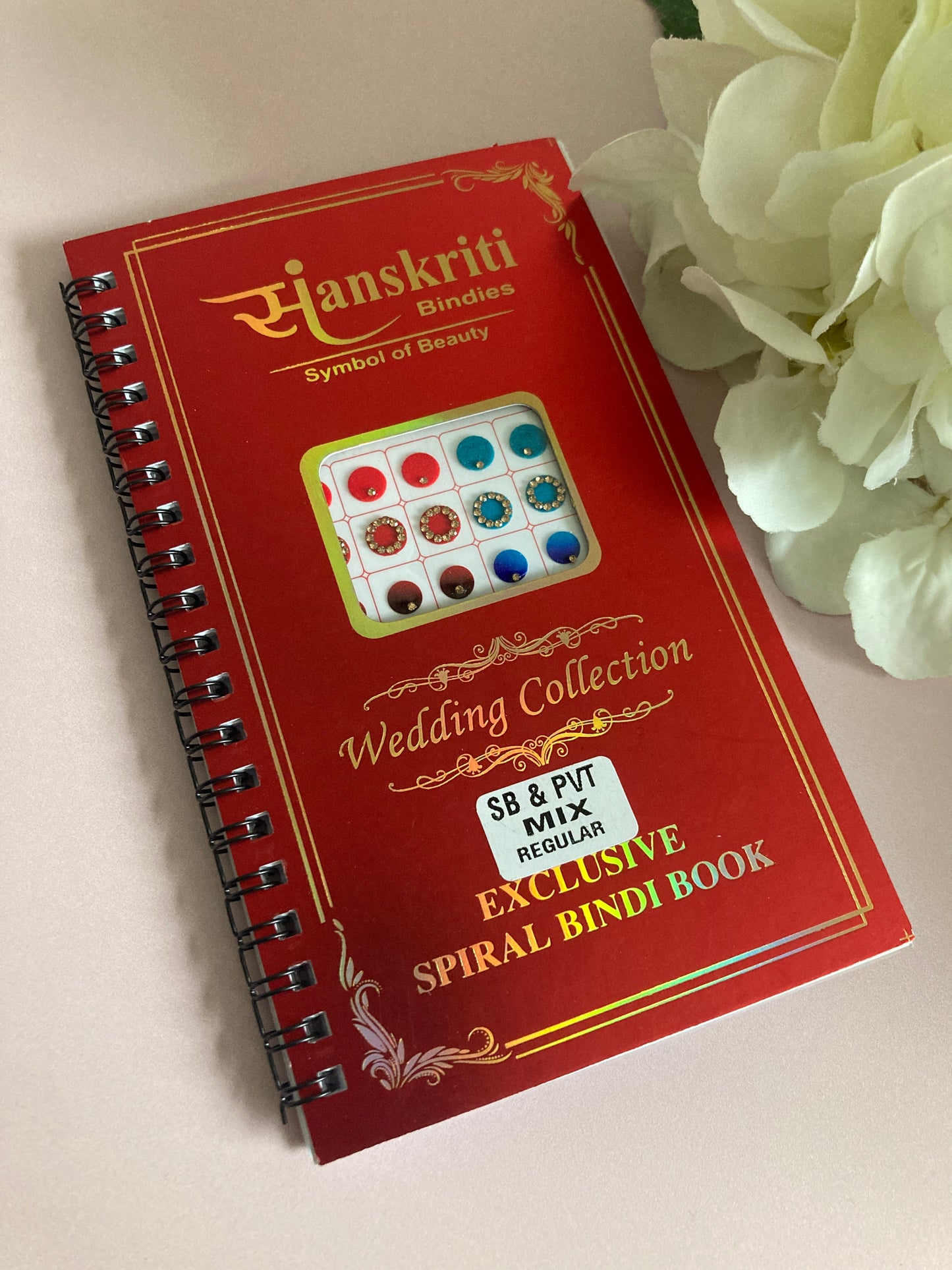 Round Design Colourful 576 Bindi Book (ST907)