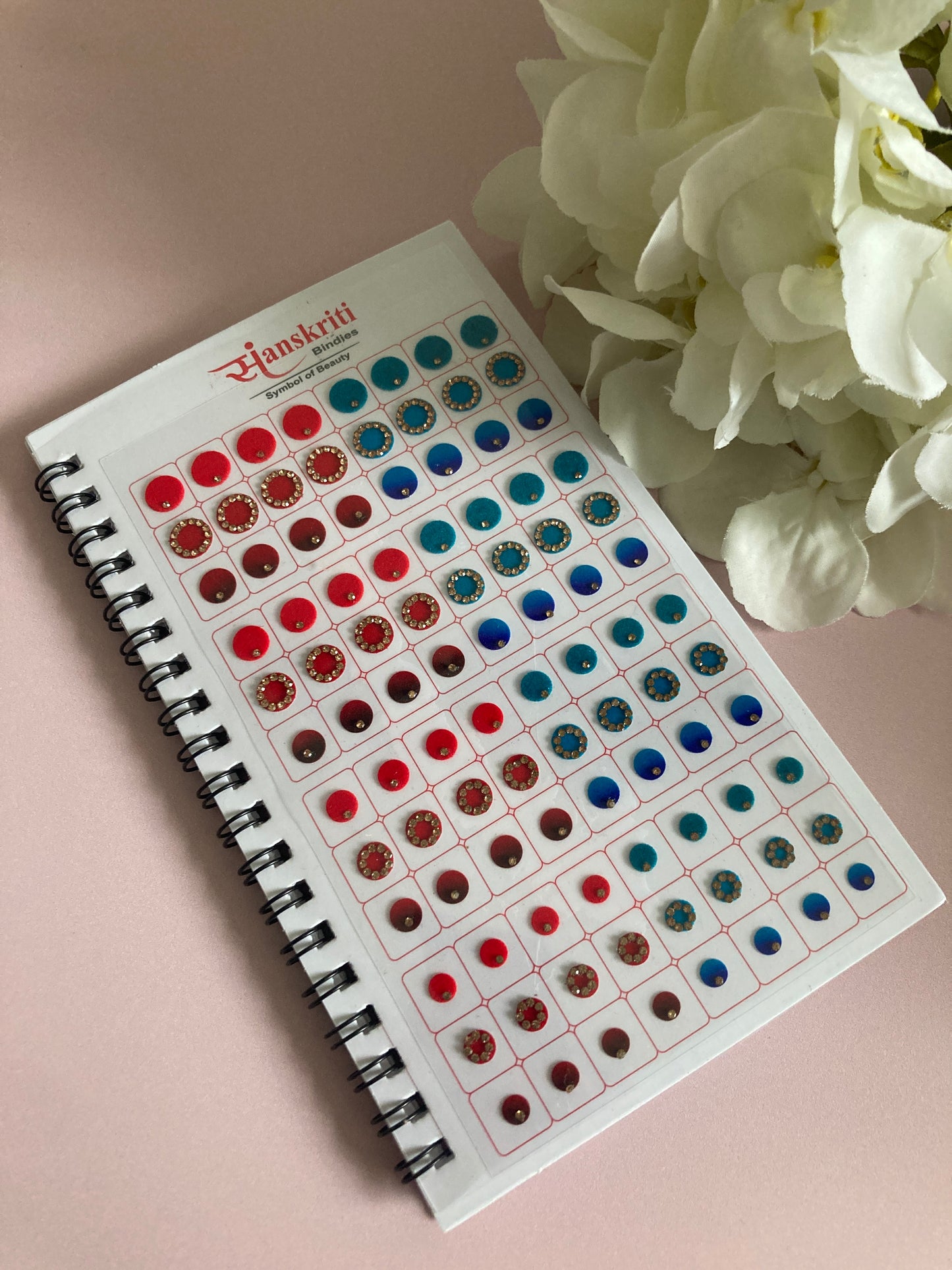 Round Design Colourful 576 Bindi Book (ST907)