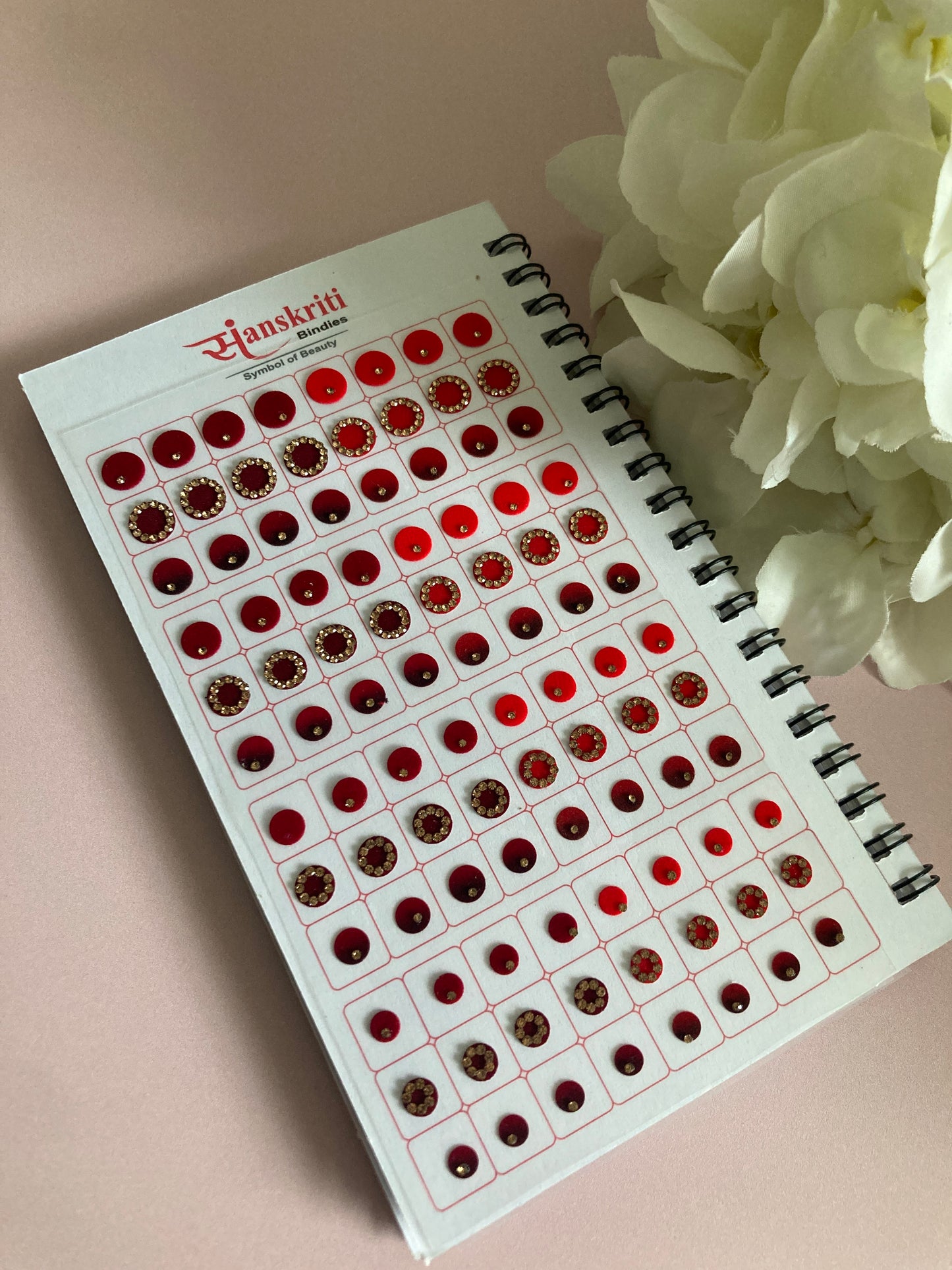 Round Design Colourful 576 Bindi Book (ST907)