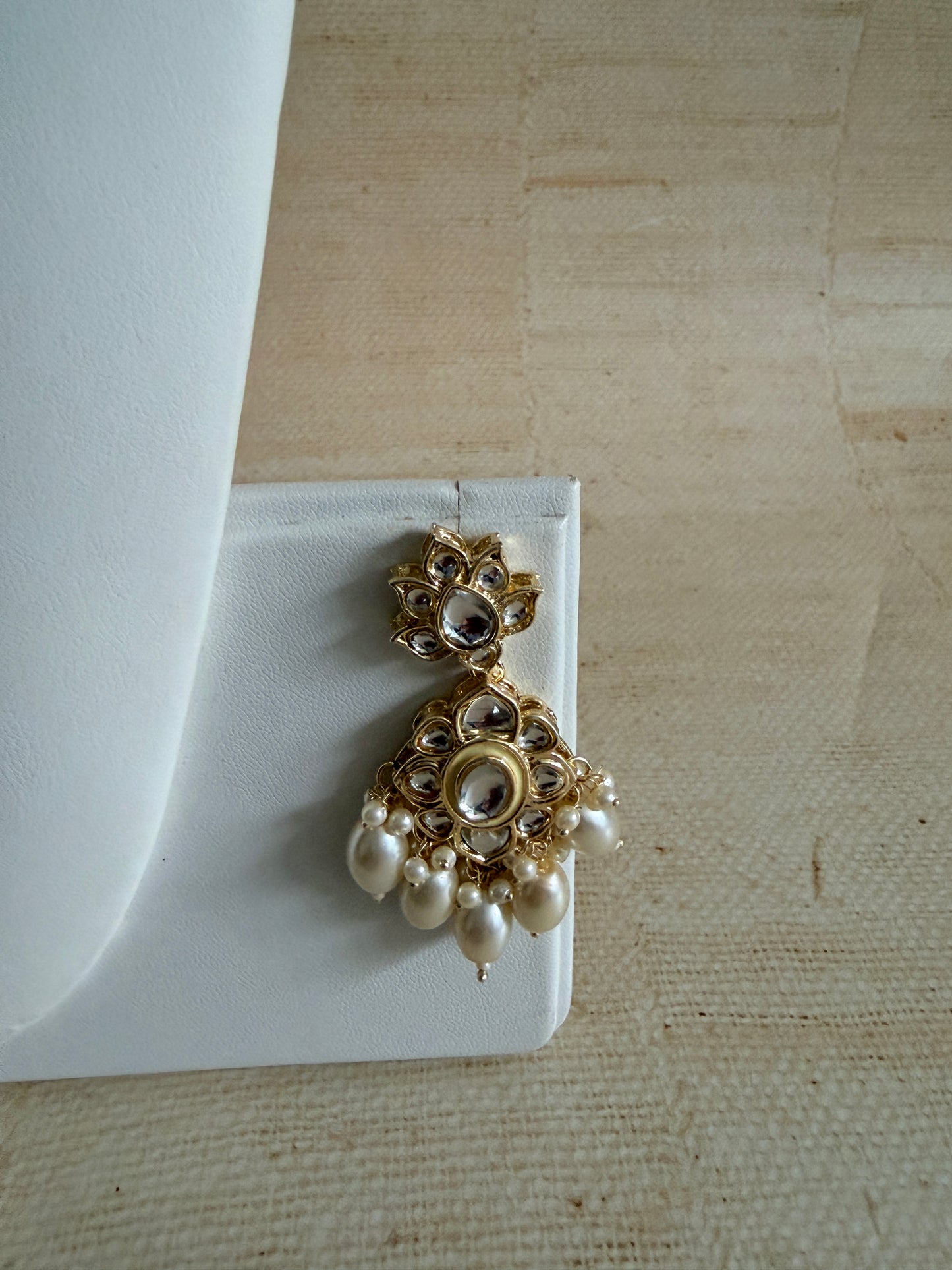 Heer White Kundan Meenakari Pearl Set (ST1105)