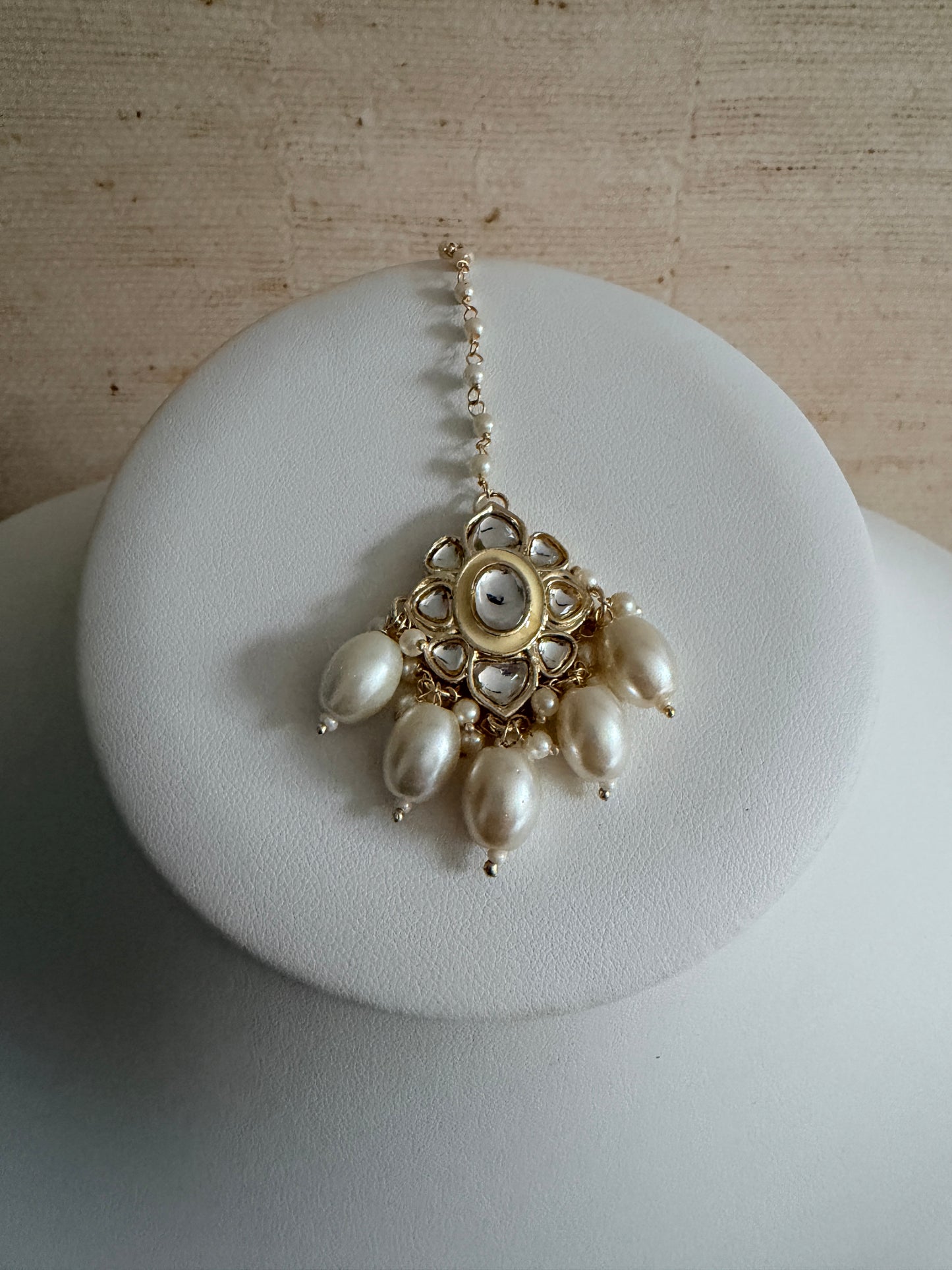 Heer White Kundan Meenakari Pearl Set (ST1105)