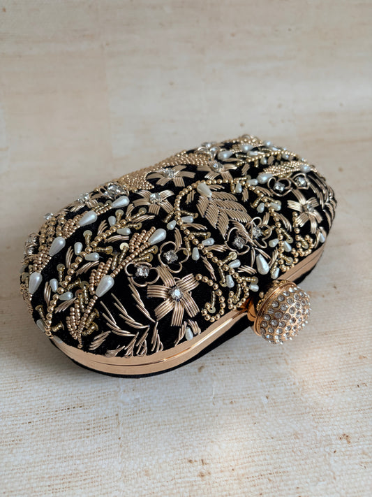 Ambrose (Oval Clutch)(Black) (ST266)
