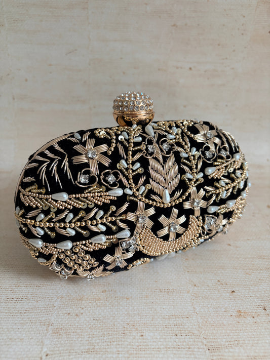 Ambrose (Oval Clutch)(Black) (ST266)