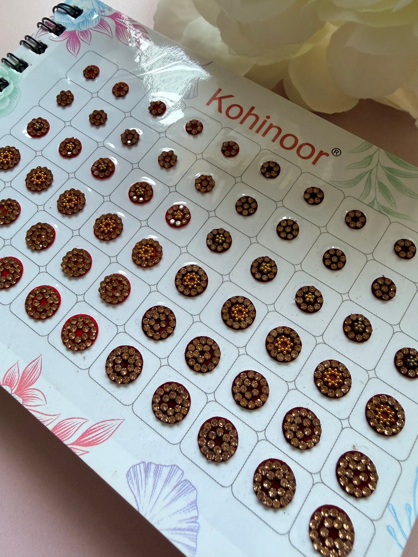 Antique Stone Colourful 5 Page 300 Bindi Booklet (ST1118)
