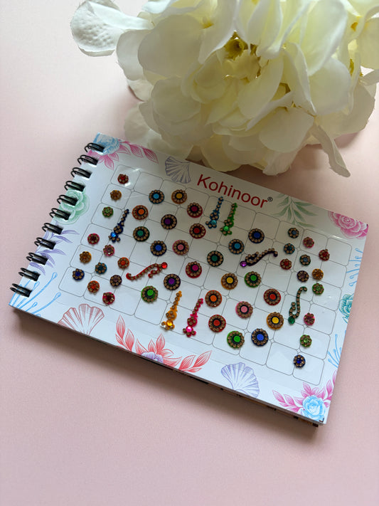 Assorted Designs Fancy 5 Page Bindi Booklet (ST1123)