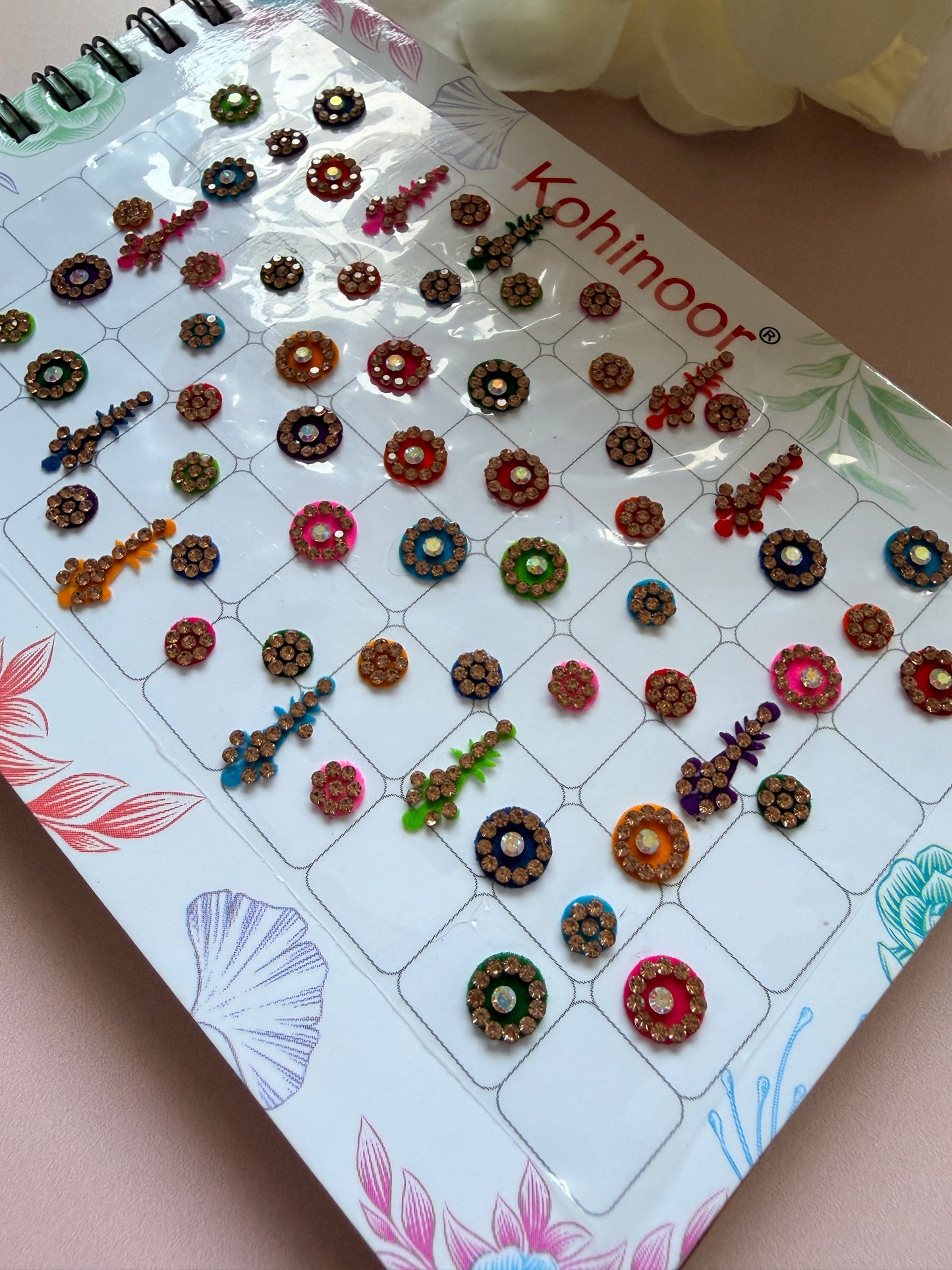 Assorted Designs Fancy 5 Page Bindi Booklet (ST1123)