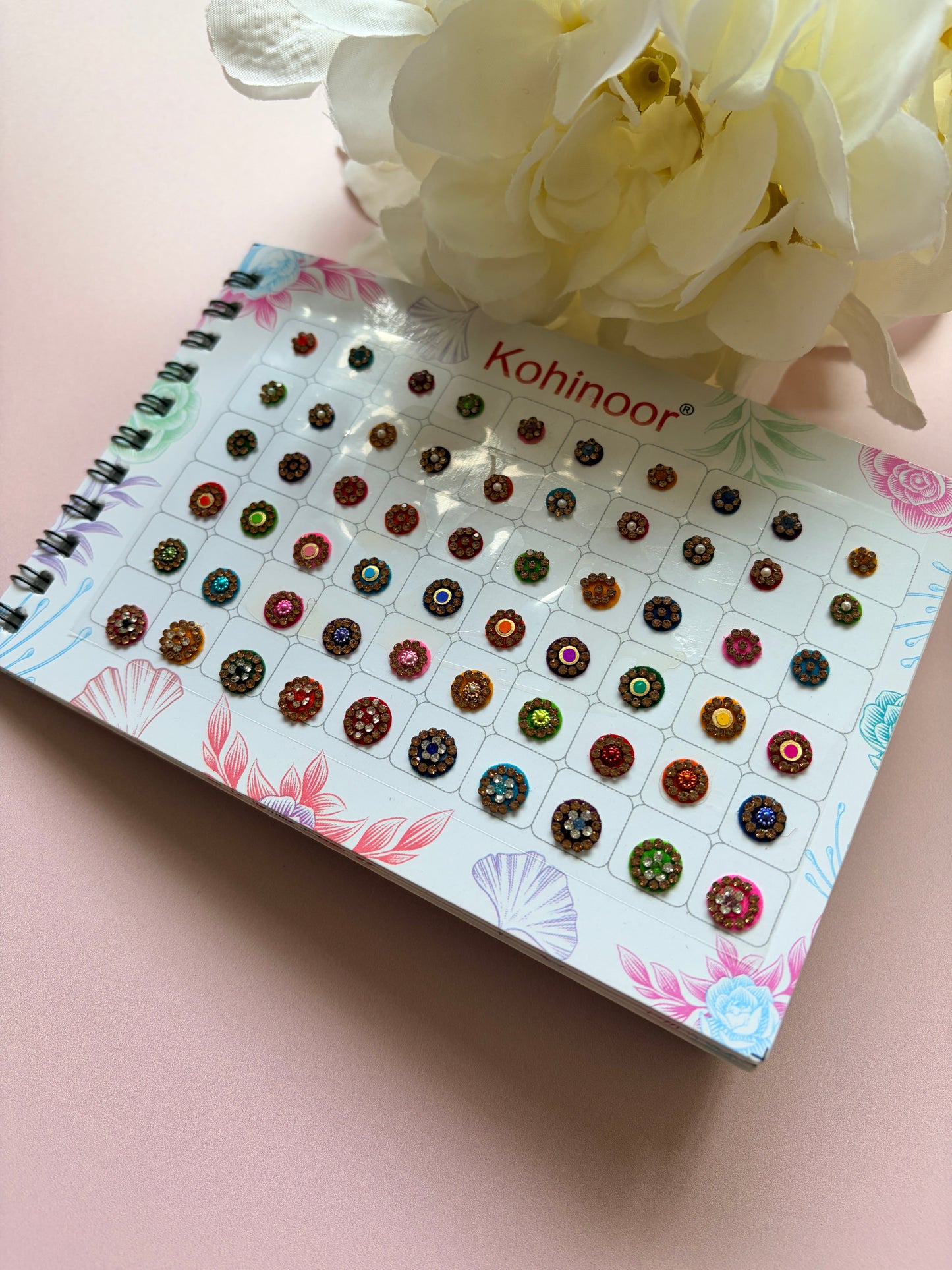Assorted Round Antique Stone 5 Page 300 Bindi Booklet (ST1120)