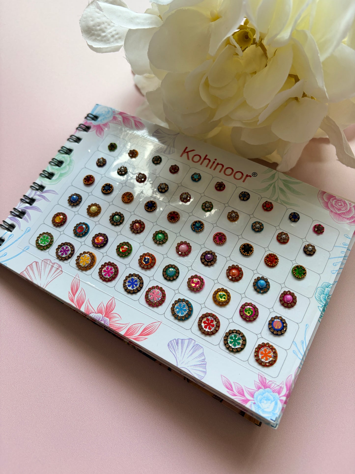 Assorted Round Antique Stone 5 Page 300 Bindi Booklet (ST1120)