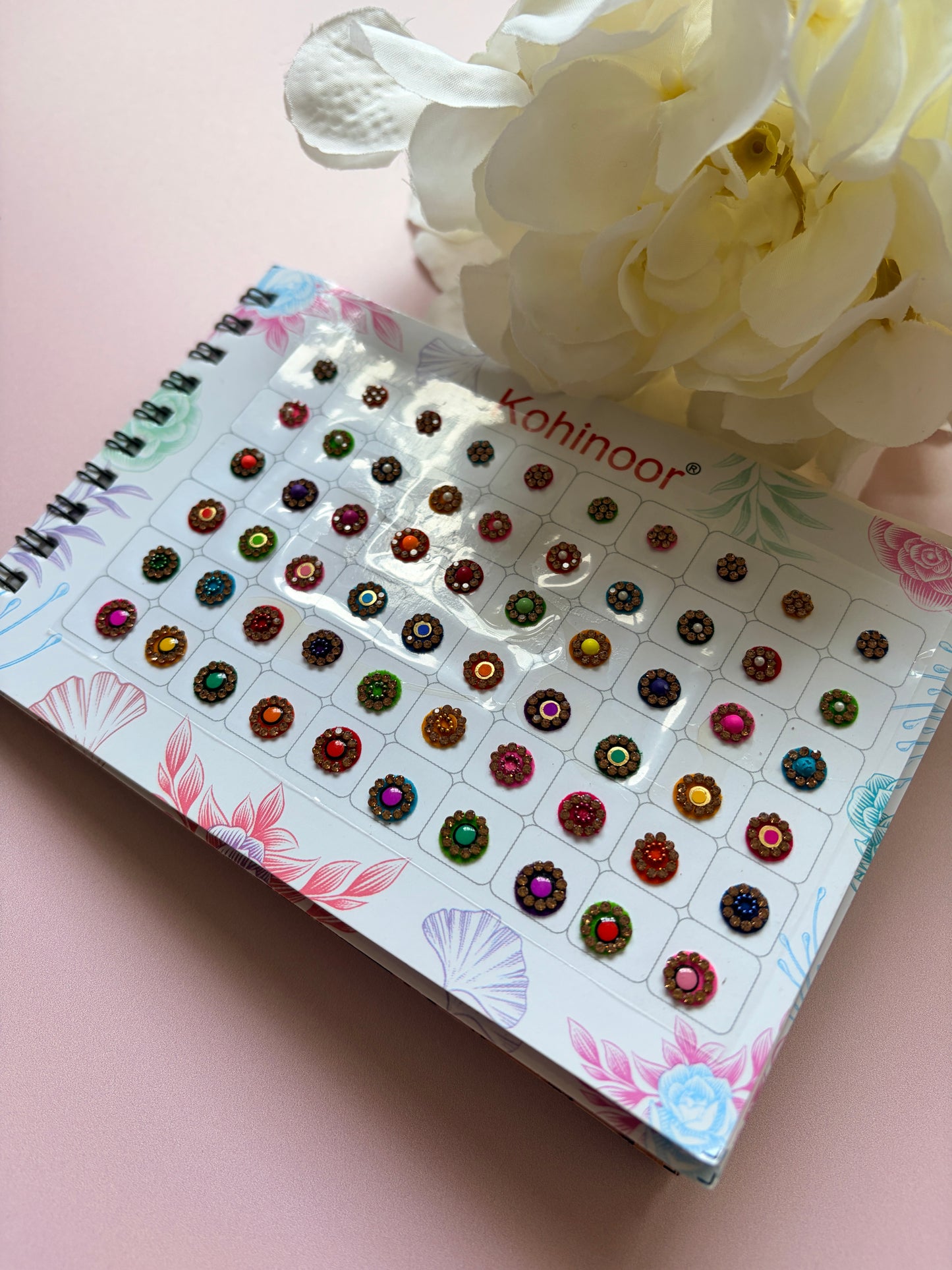 Assorted Round Antique Stone 5 Page 300 Bindi Booklet (ST1120)