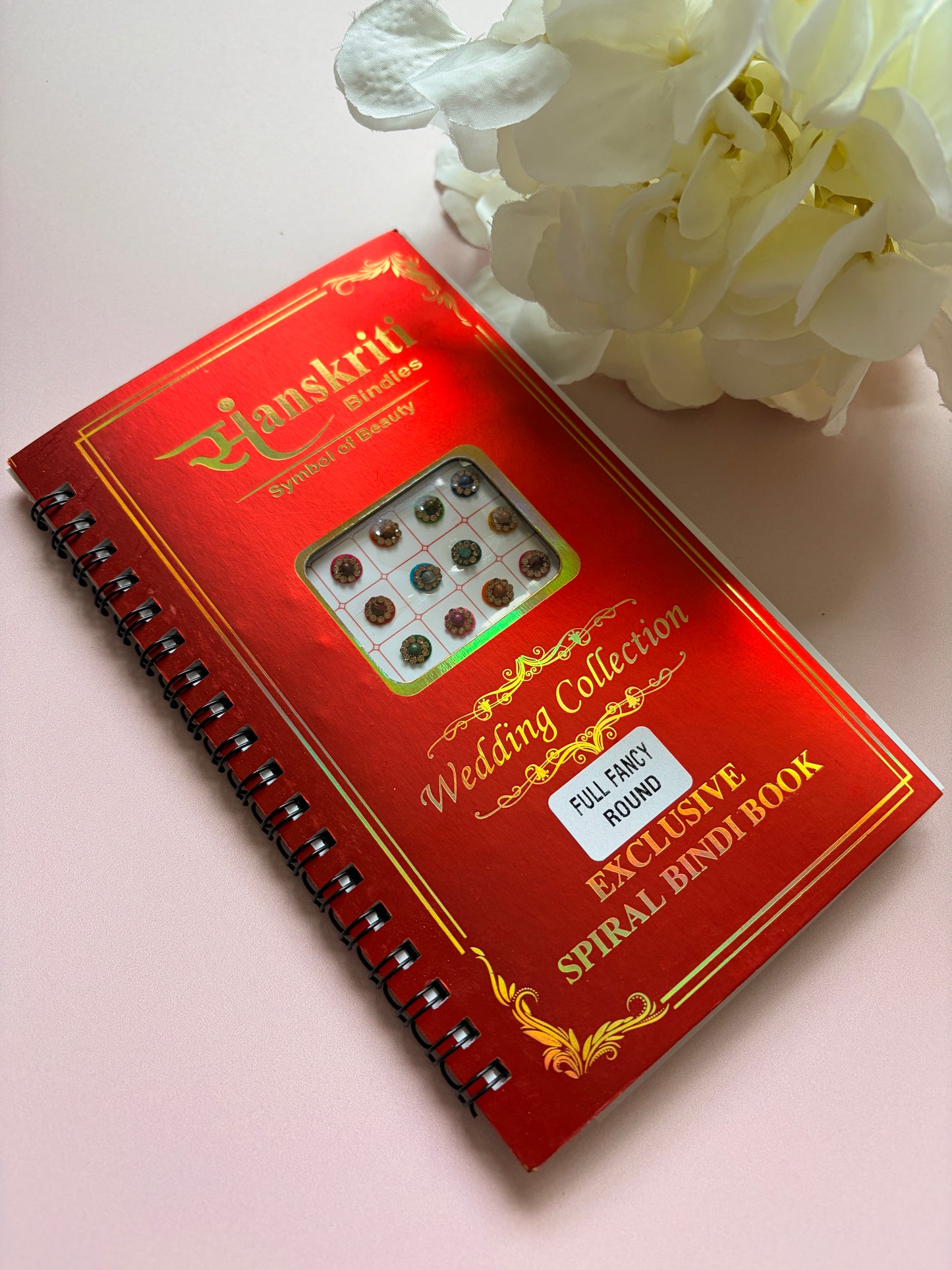 Assorted Fancy Antique Stone 6 Page 576 Bindi Booklet (ST1121)