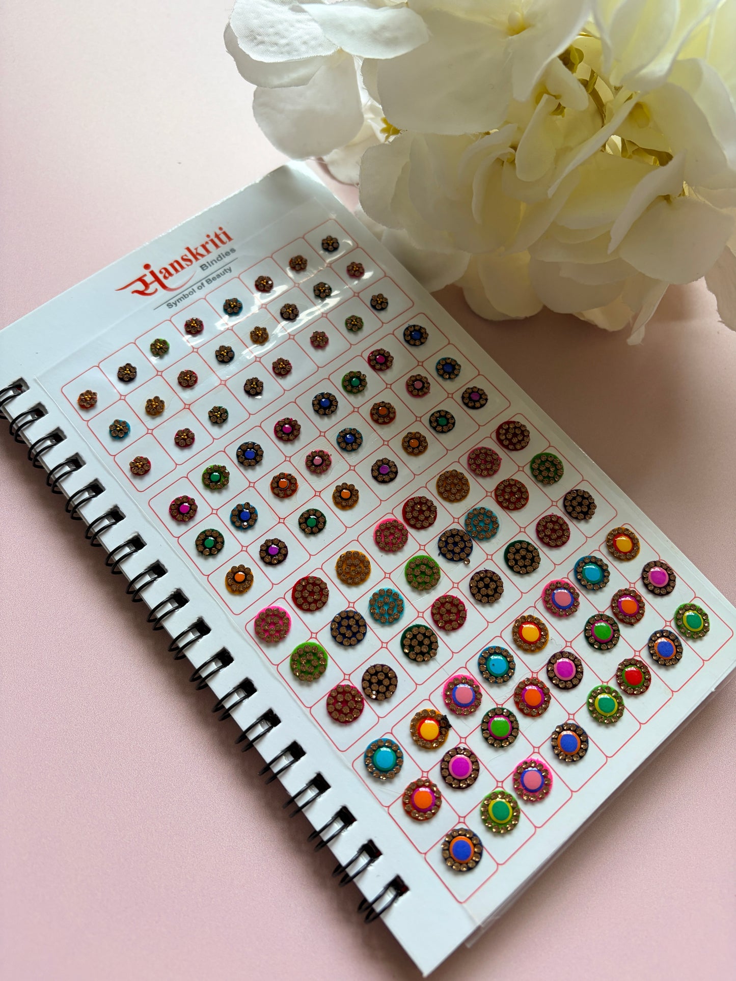 Assorted Fancy Antique Stone 6 Page 576 Bindi Booklet (ST1121)
