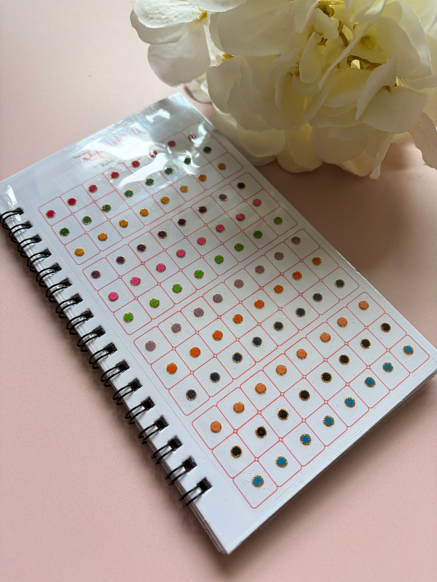Golden Zari Border Velvet 576 Bindi Booklet (ST699) (2)