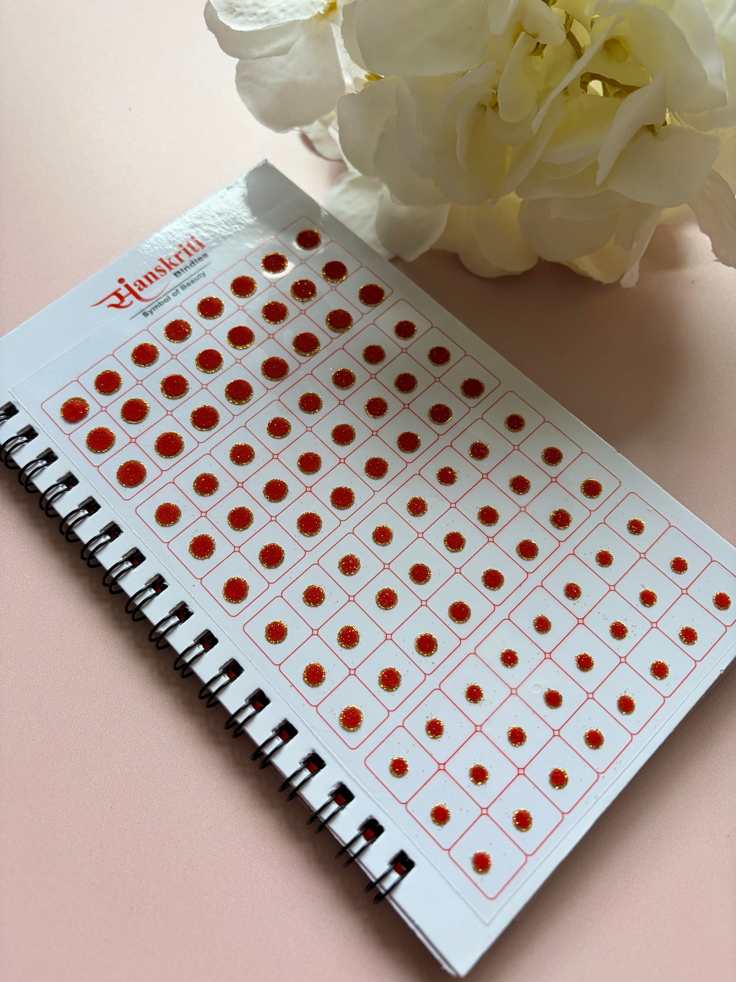 Golden Zari Border Velvet 576 Bindi Booklet (ST699) (2)