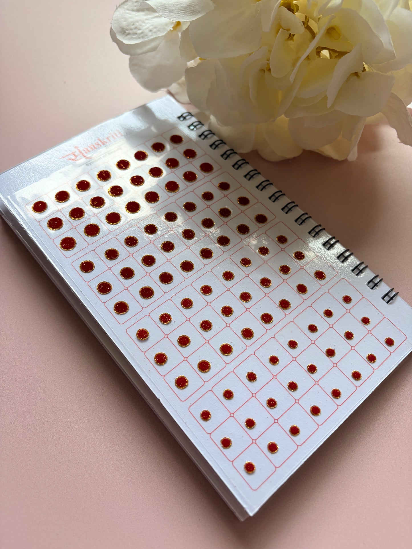 Golden Zari Border Velvet 576 Bindi Booklet (ST699) (2)