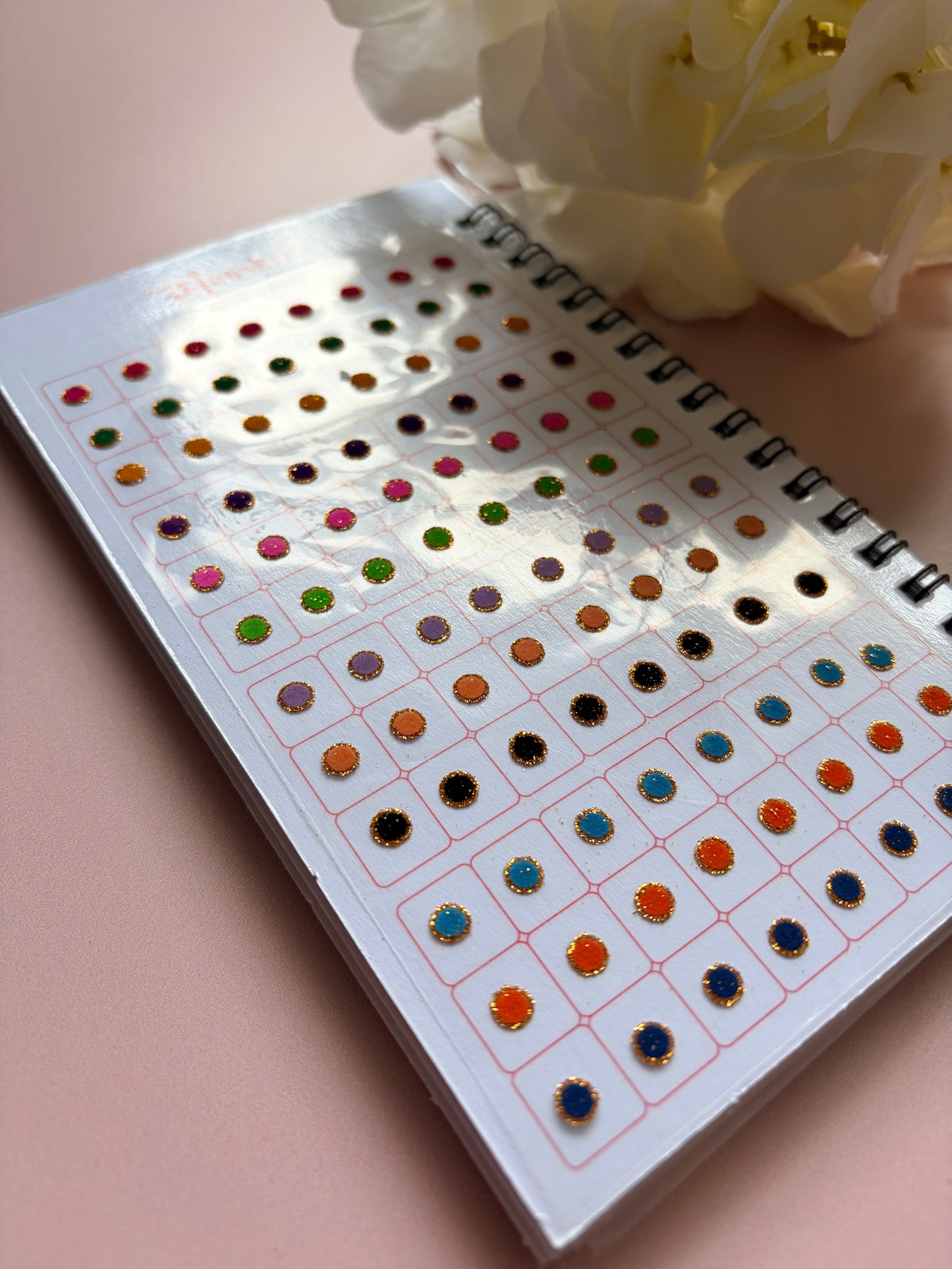 Golden Zari Border Velvet 576 Bindi Booklet (ST699) (2)