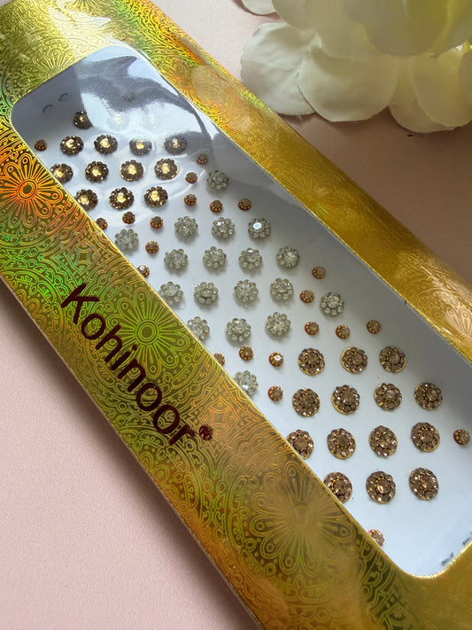 Gold And Silver Bindi Pack (ST984) (1)