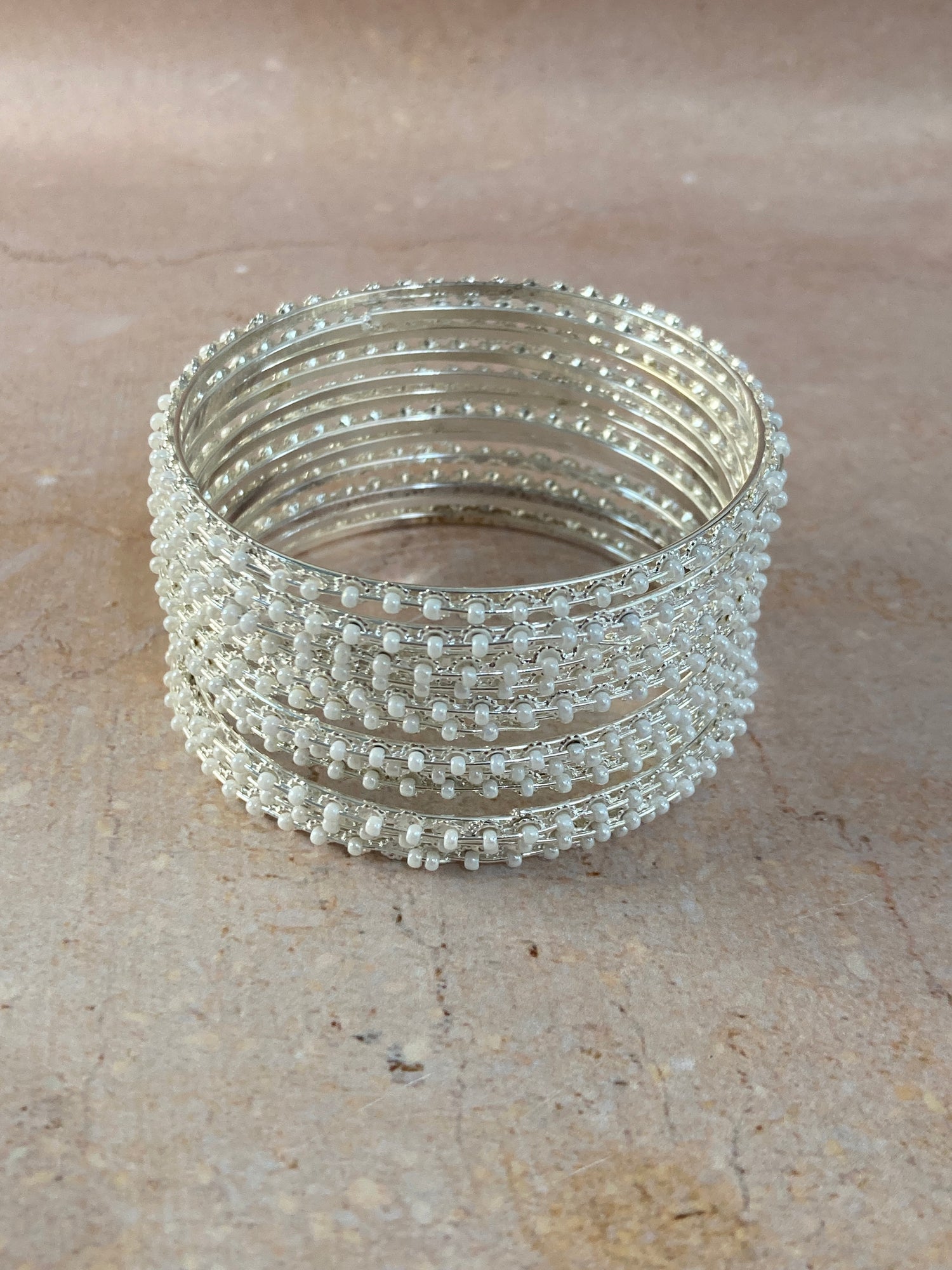 Silver online plated bangles