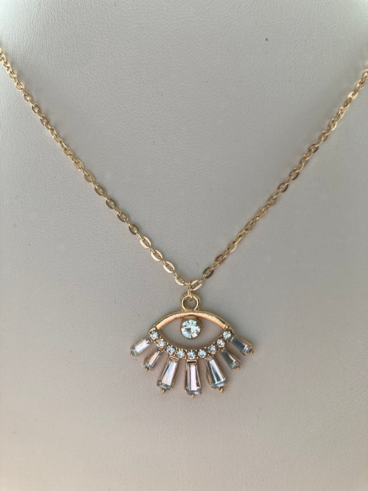 Evil Eye Pendant Necklace (ST193)