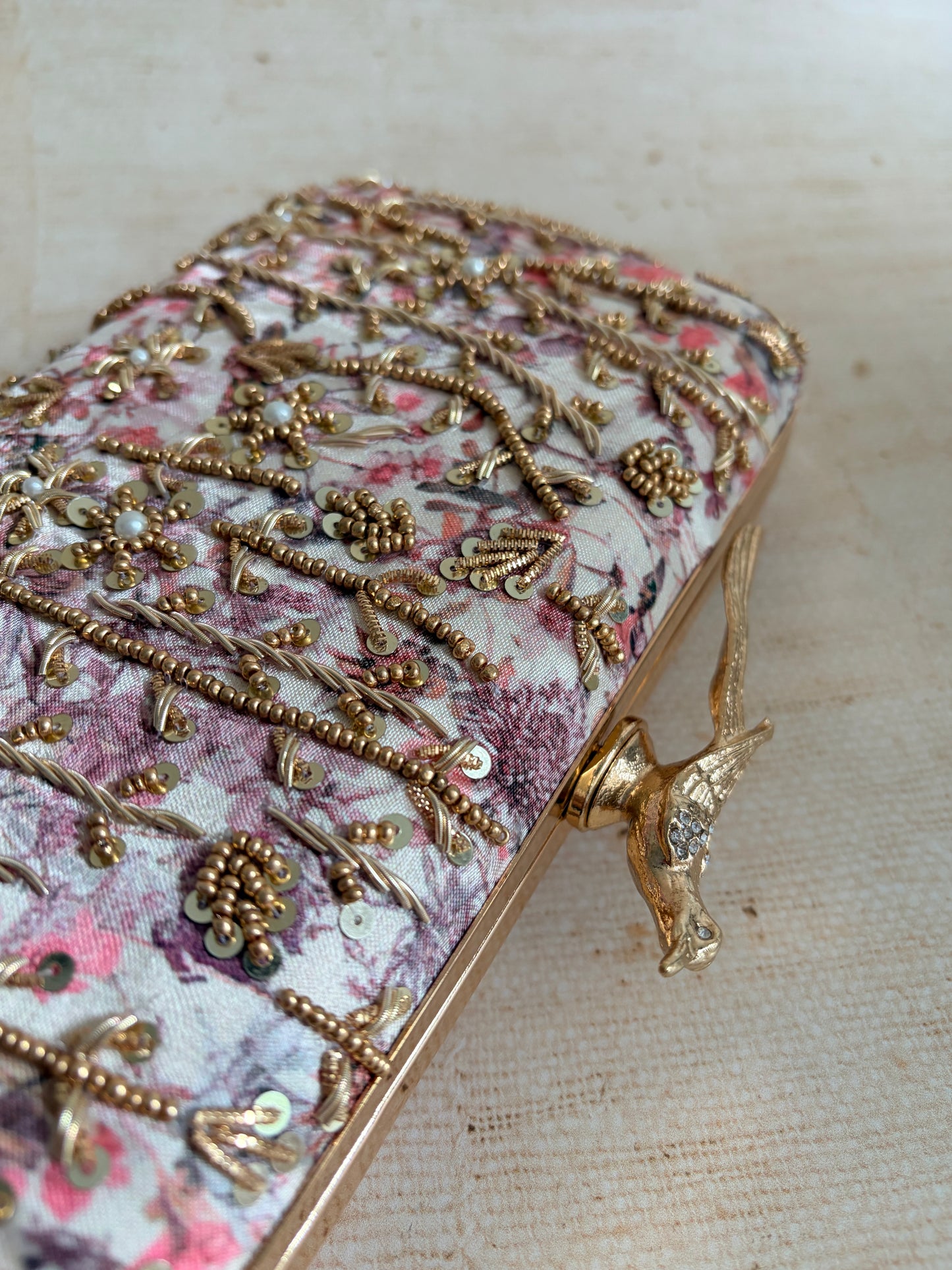 Amalfi Rectangular Clutch (ST1175) (Bird Clasp)