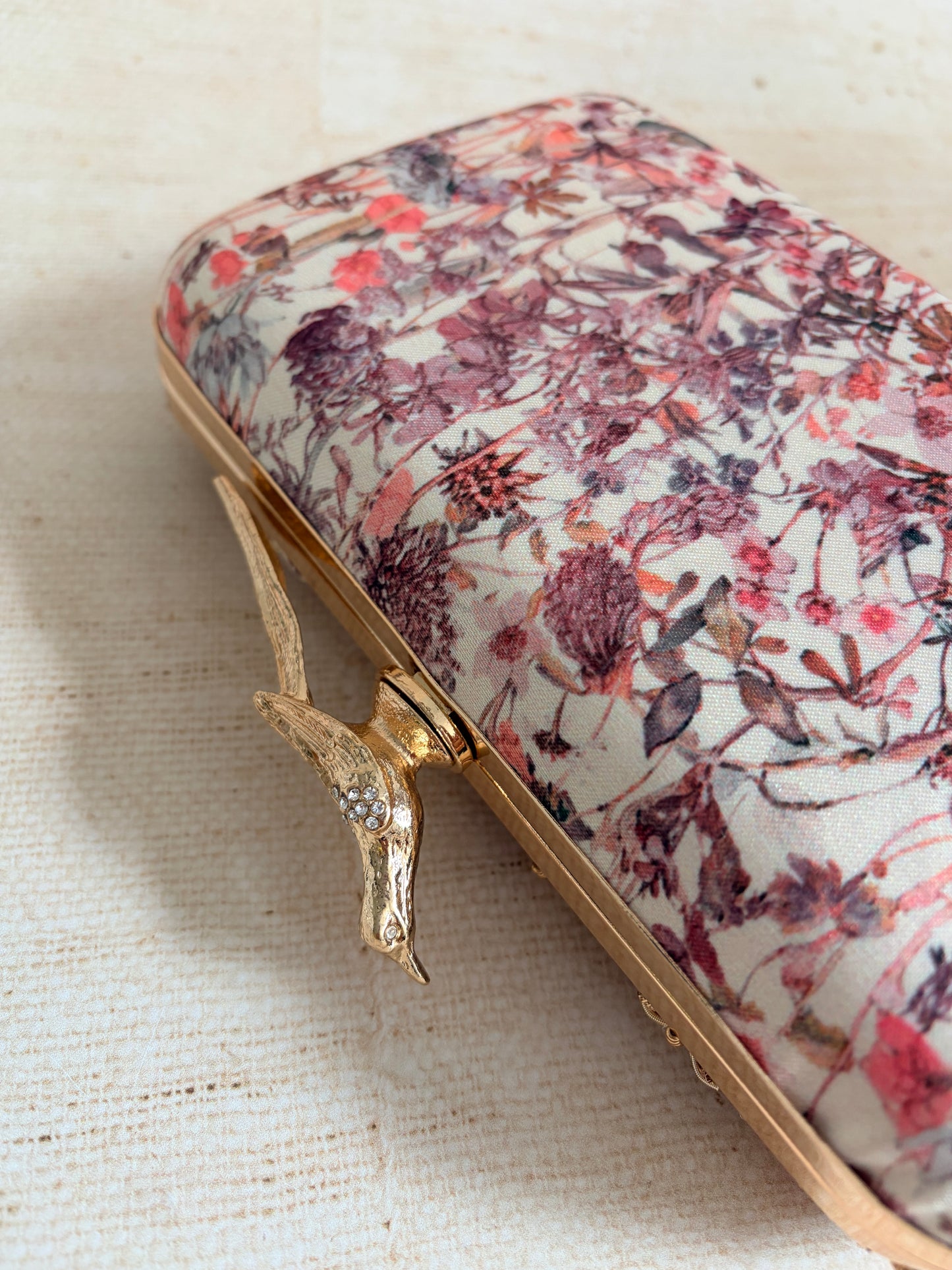 Amalfi Rectangular Clutch (ST1175) (Bird Clasp)