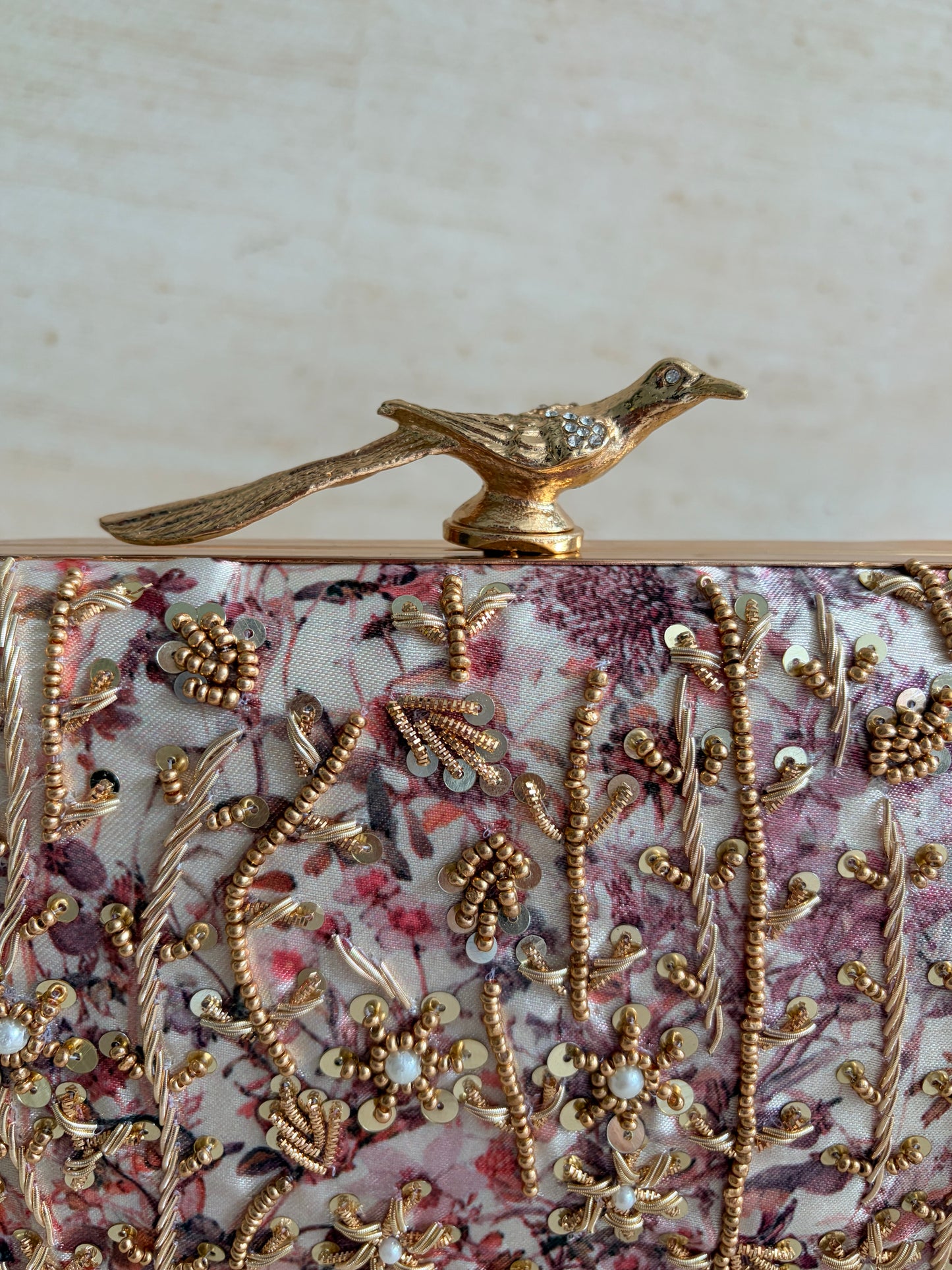 Amalfi Rectangular Clutch (ST1175) (Bird Clasp)