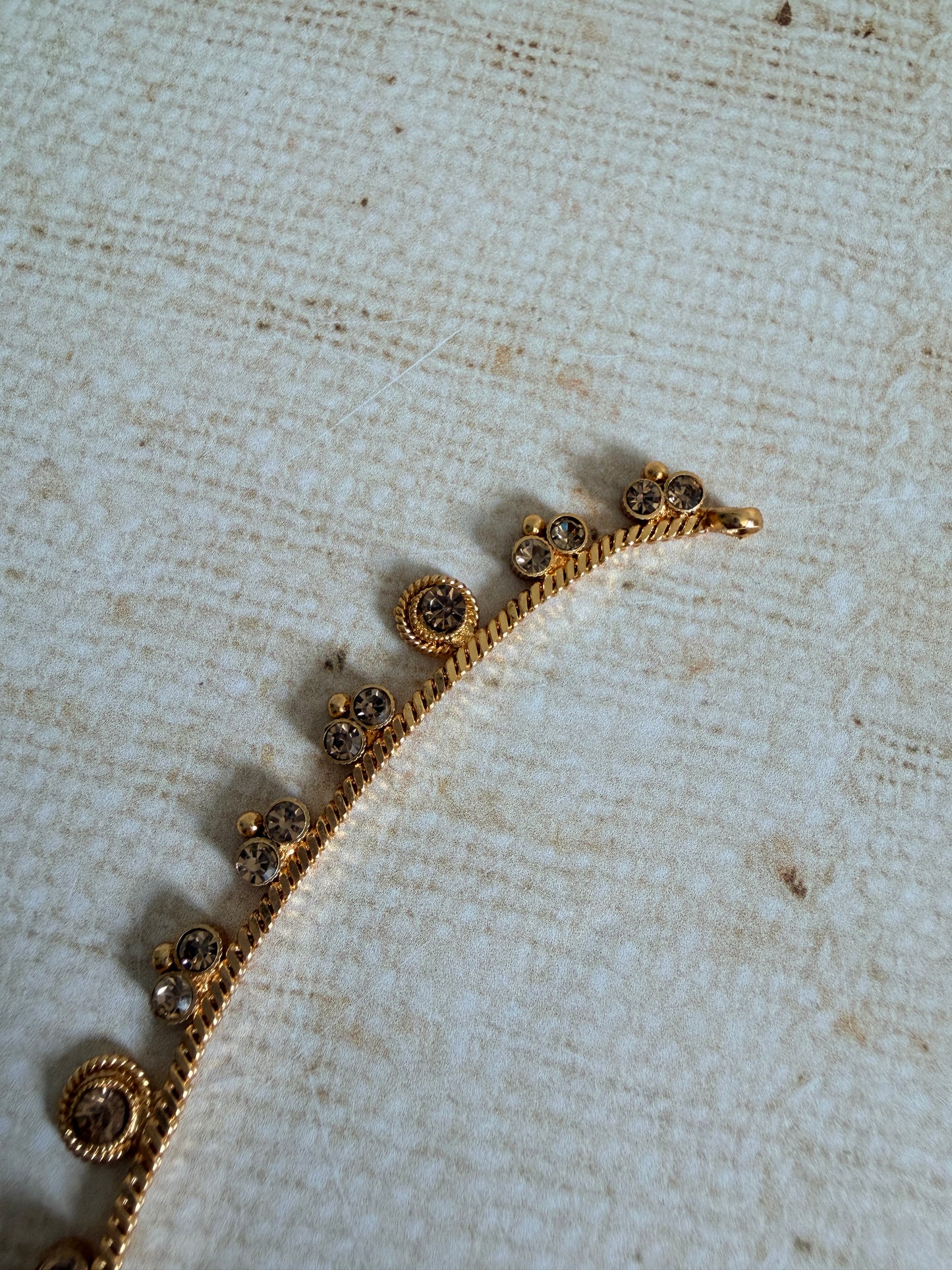 Antique Gold Adjustable Anklets/Payal (ST1190)