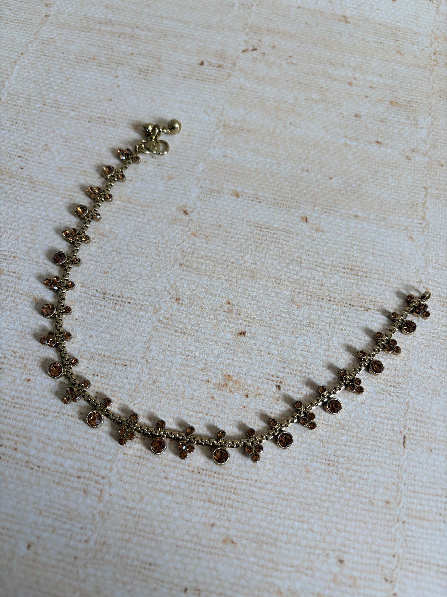 Antique Gold Adjustable Anklets/Payal (ST1191)