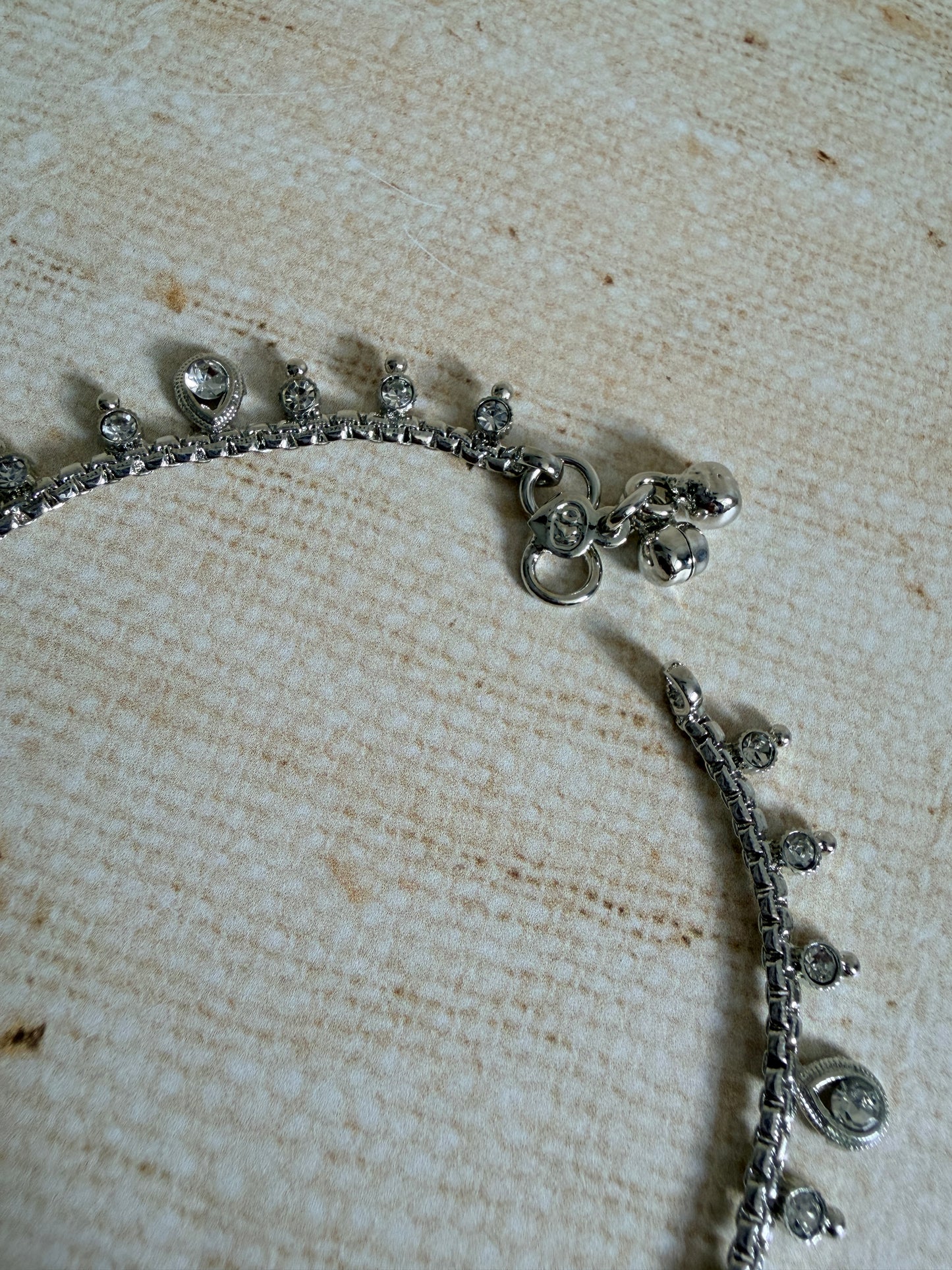 Silver Adjustable Anklets/Payal (ST1193)