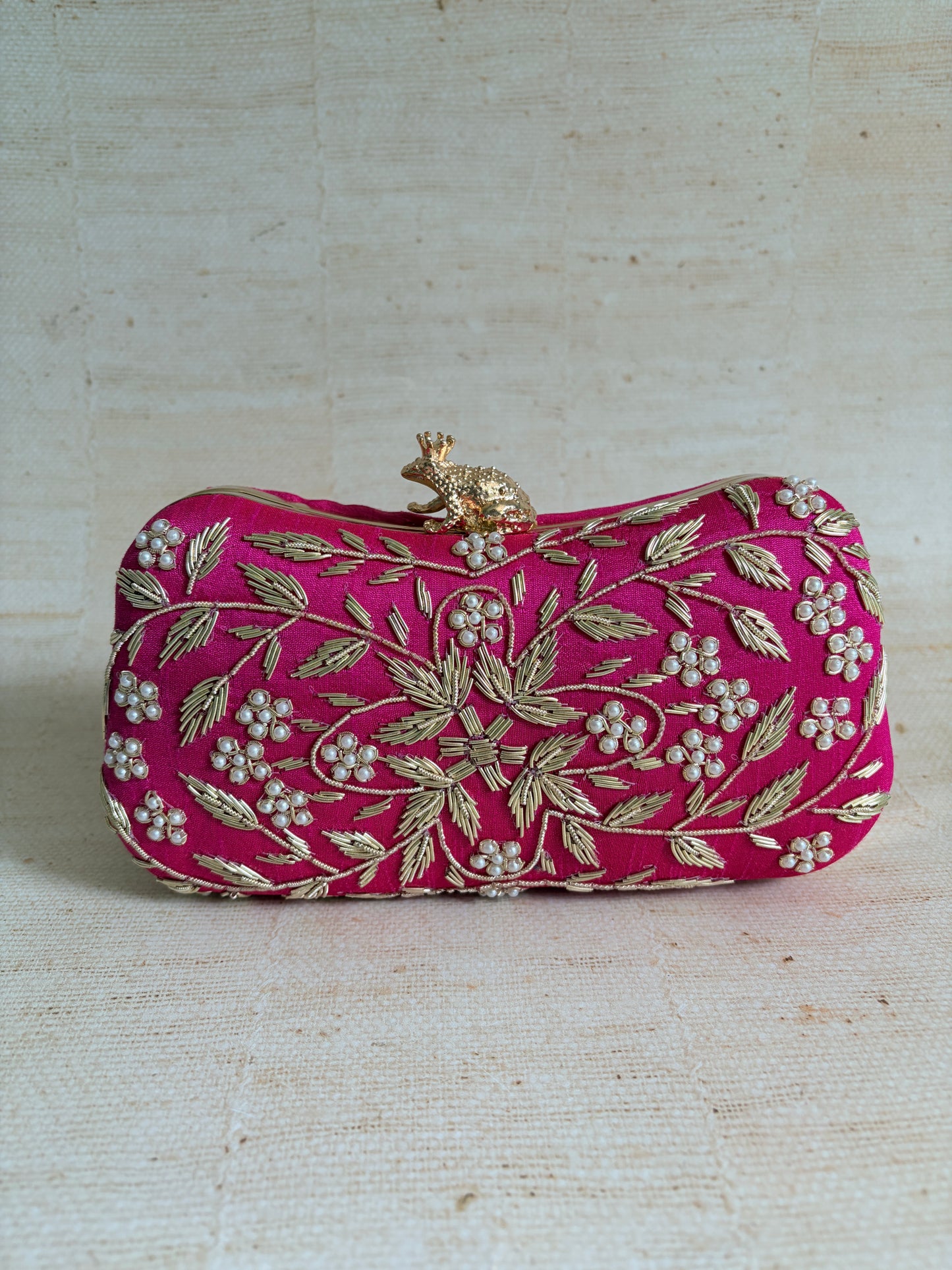 Milani (Rectangular Clutch) (Hot Pink) (ST263)