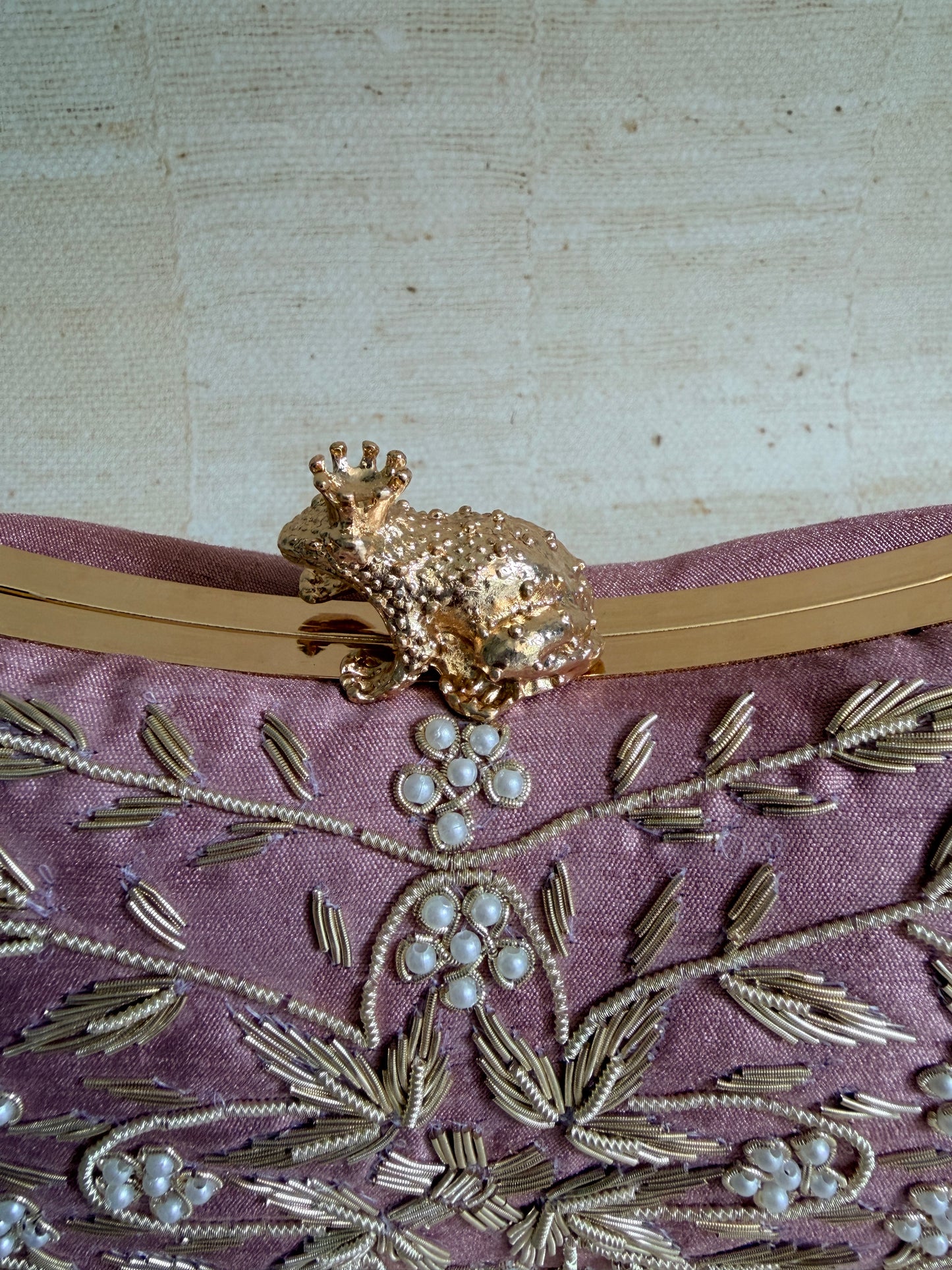 Milani (Rectangular Clutch) (Mauve Pink) (ST263)