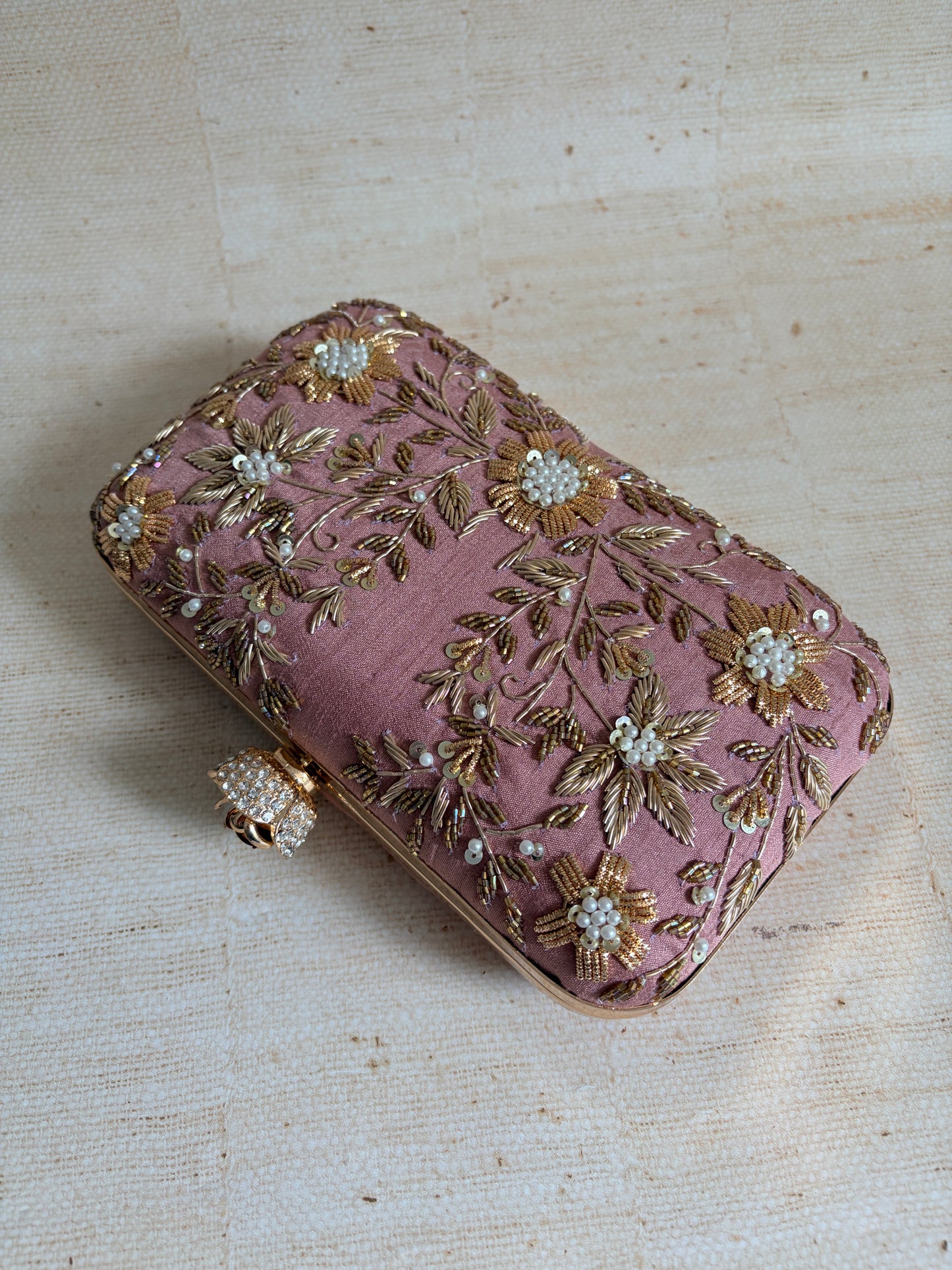 Pasha Rectangular Clutch (ST1135) (Pink)