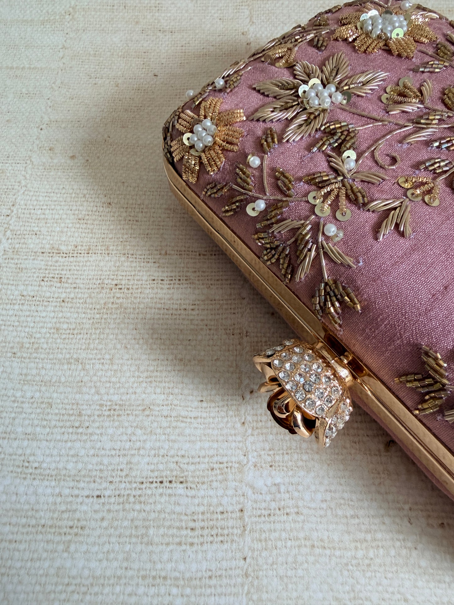Pasha Rectangular Clutch (ST1135) (Pink)
