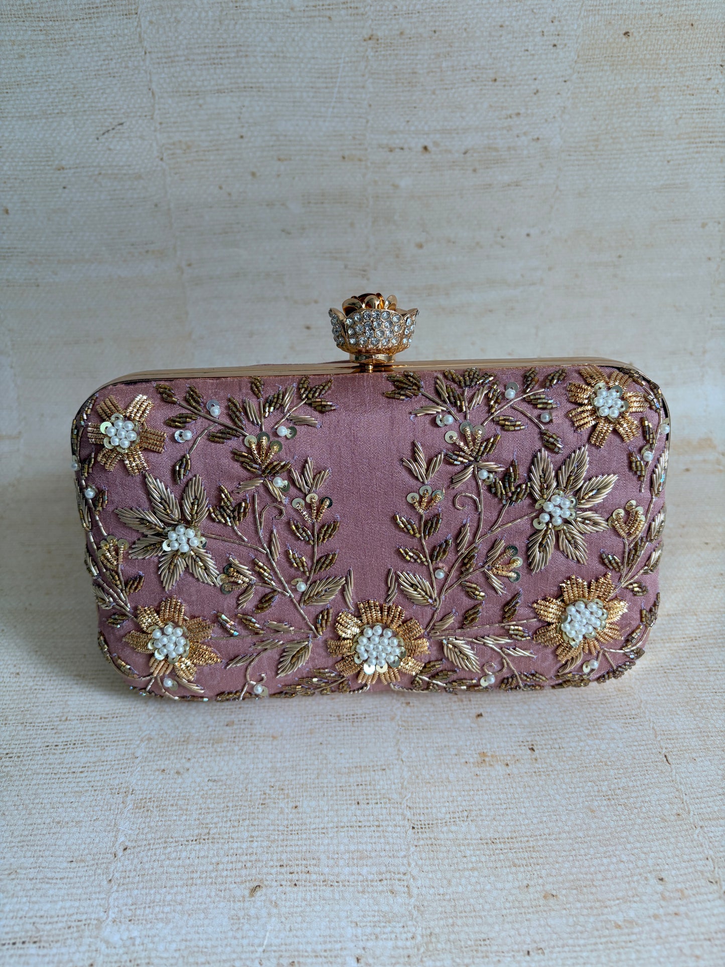 Pasha Rectangular Clutch (ST1135) (Pink)