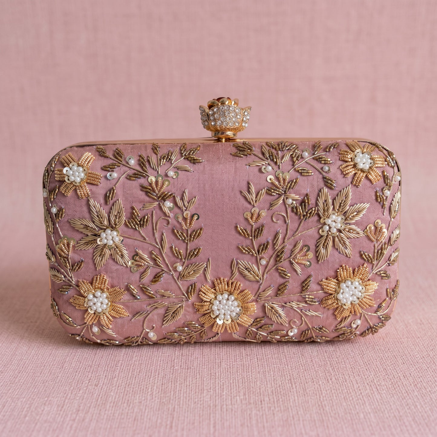 Pasha Rectangular Clutch (ST1135) (Pink)